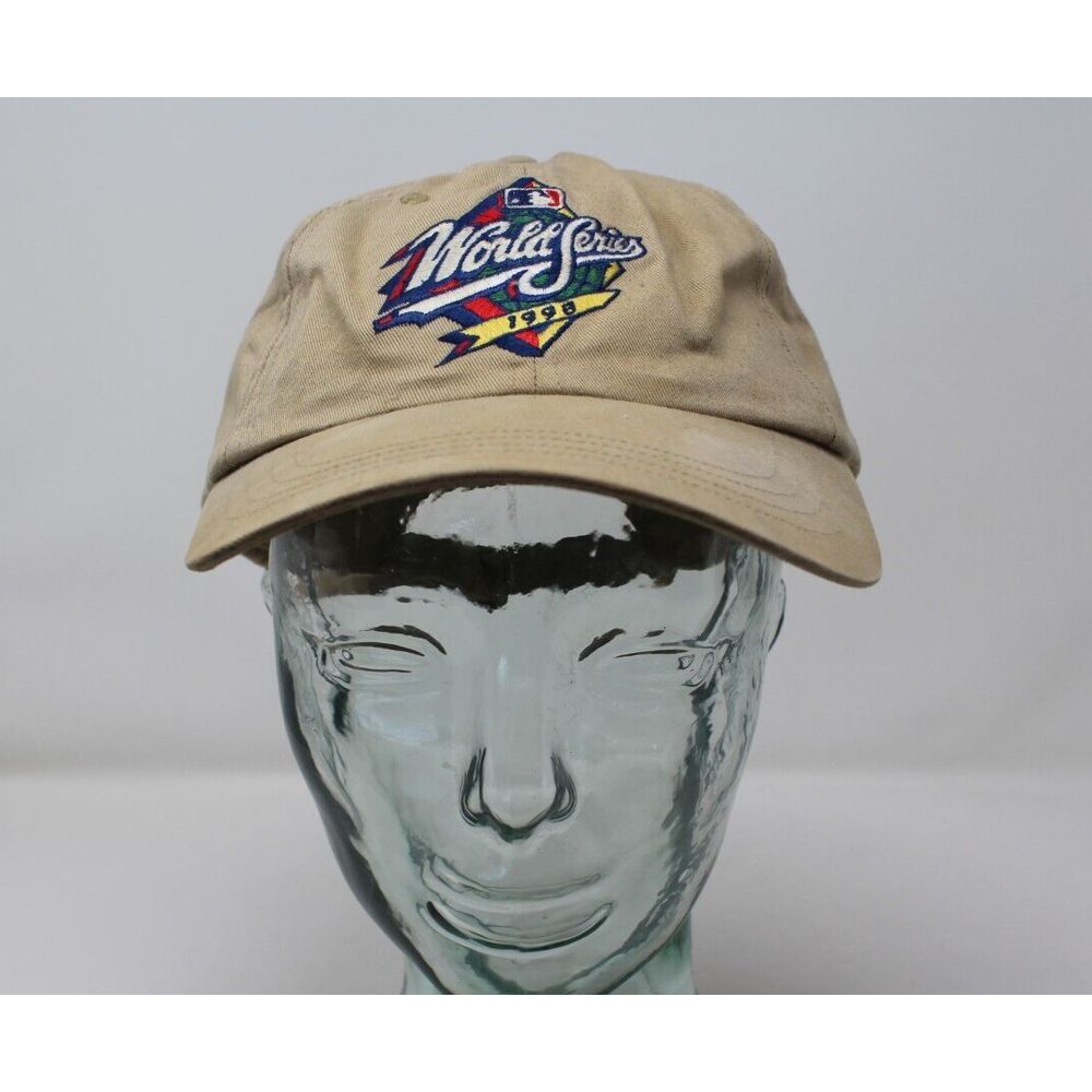 Vintage‎ 1998 MLB World Series Logo 7 Adjustable Strapback Cap Hat